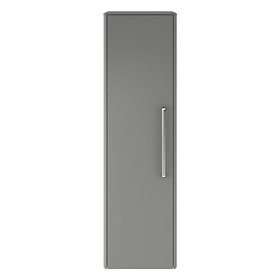 Hudson Reed Solar 350mm Wall Hung Tall Unit - Cool Grey - CUR262 Large Image