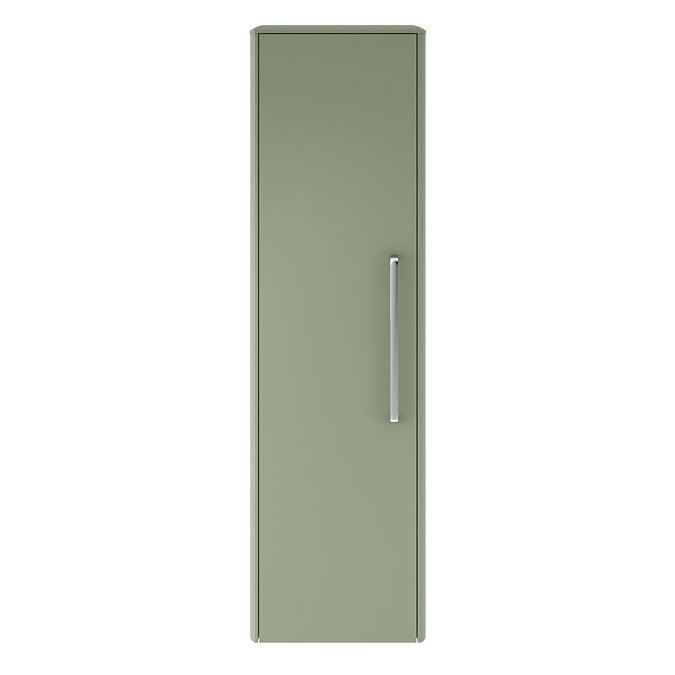 Hudson Reed Solar 350mm Wall Hung Tall Unit - Matt Fern Green - CUR862 Large Image