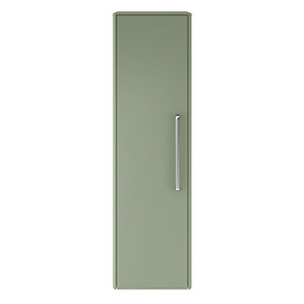 Hudson Reed Solar 350mm Wall Hung Tall Unit - Matt Fern Green - CUR862 Large Image