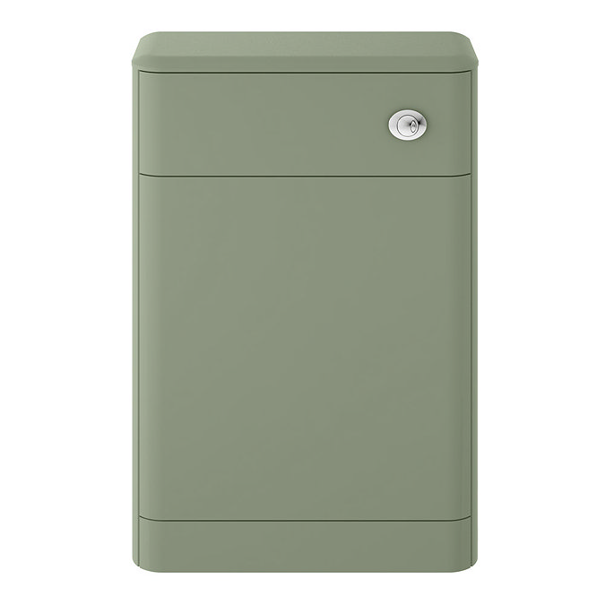 Hudson Reed Solar 550mm WC Unit - Matt Fern Green Large Image