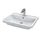Hudson Reed Solar 600mm Floor Standing Cabinet & Basin - Pure White - SOL101 Profile Large Image