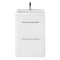 Hudson Reed Solar 600mm Floor Standing Cabinet & Basin - Pure White - SOL101 Large Image