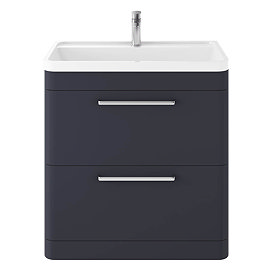 Hudson Reed Solar 800mm Floor Standing Cabinet & Basin - Indigo Blue - SOL303 Large Image