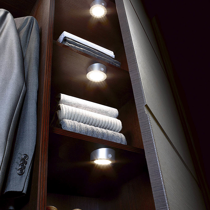 Sensio Solus Angled Rechargeable Cabinet Light - SE20061C0 Feature Large Image