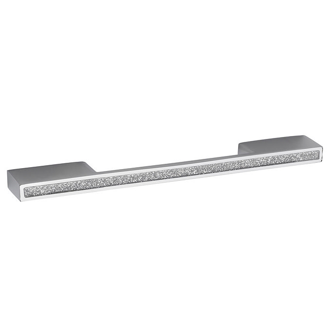 Hudson Reed Sparkle Chrome Furniture Handle (200 x 25mm) - H824 Large Image