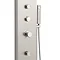 Hudson Reed - Spritz Thermostatic Shower Panel - Brushed Stainless Steel - AS388 Standard Large Image
