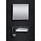 Hudson Reed Square Chrome Furniture Handle (50 x 23mm) - H098  Profile Large Image