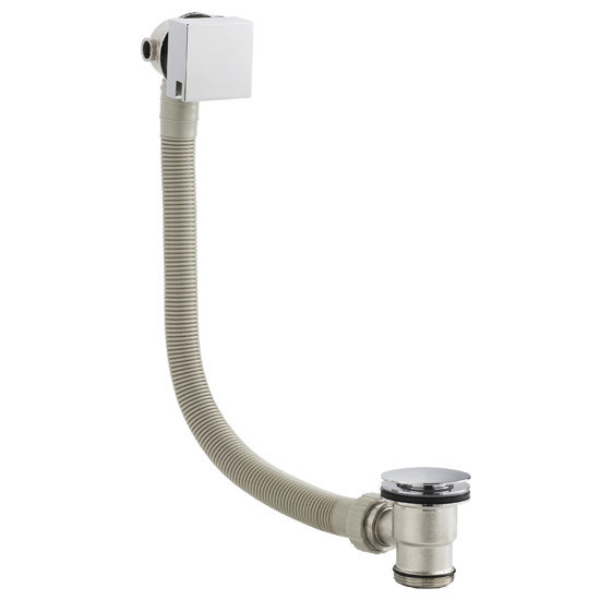 Hudson Reed - Square Slimline Freeflow Bath Filler - E319 Large Image