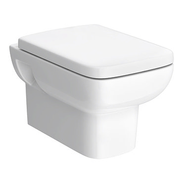 Hudson Reed Arlo Square Wall Hung Pan with Top-Fix Soft Close Seat - CPA005  Profile Large Image