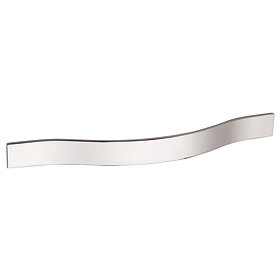 Hudson Reed Strap Chrome Furniture Handle (192 x 24mm) - H251 Large Image