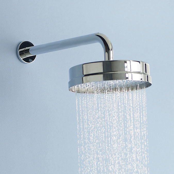 Hudson Reed Tec 8" Fixed Shower Head - Chrome - HEAD01 Feature Large Image