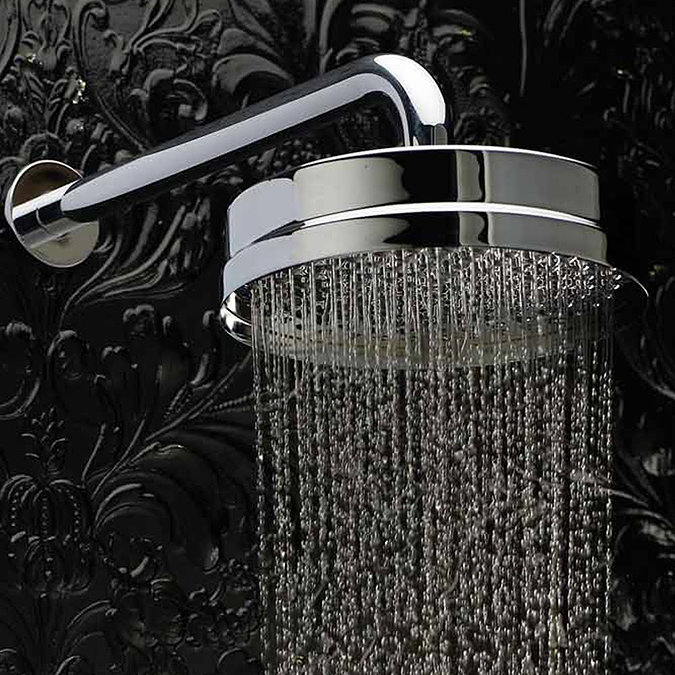 Hudson Reed Tec 8" Fixed Shower Head - Chrome - HEAD01 Profile Large Image