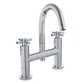 Hudson Reed - Tec Crosshead Bath Filler with swivel spout - TEX353 Large Image