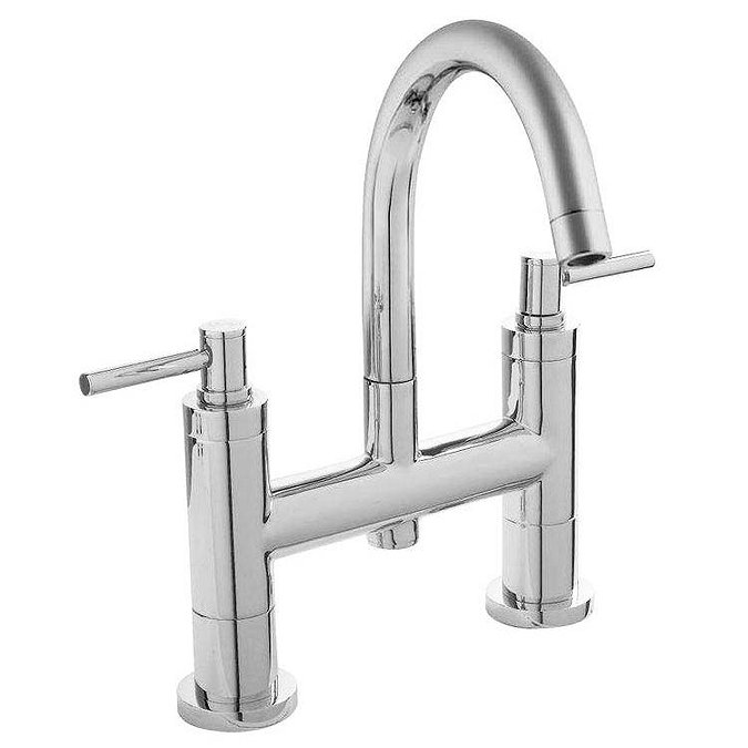 Hudson Reed Tec Lever Bath Filler with Swivel Spout Large Image