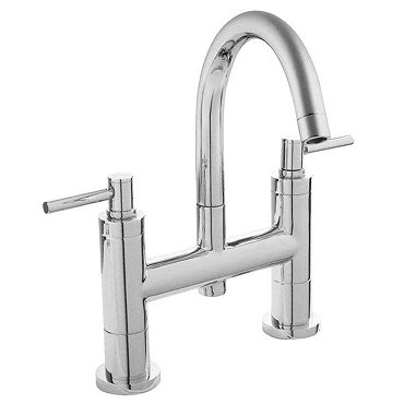 Hudson Reed Tec Lever Bath Filler with Swivel Spout  Profile Large Image