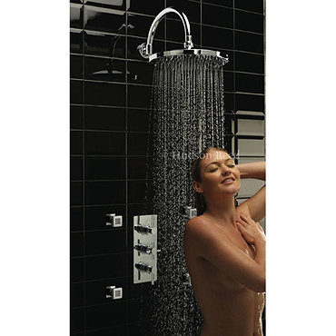Hudson Reed - Tec Pura Plus Concealed Valve and Full Shower Kit Profile Large Image