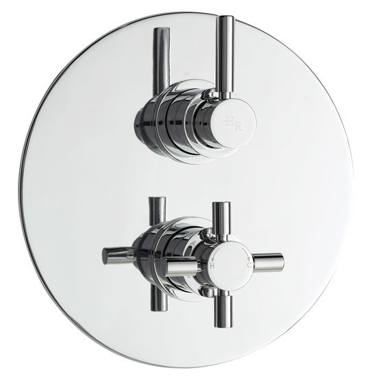 Hudson Reed Tec Twin Thermostatic Shower Valve and Probe Shower Kit Profile Large Image