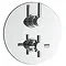 Hudson Reed Tec Twin Thermostatic Shower Valve and Probe Shower Kit Profile Large Image