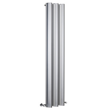 Hudson Reed Templar Designer Radiator 1800 x 385mm - Anodised Chrome - HTE003 Profile Large Image