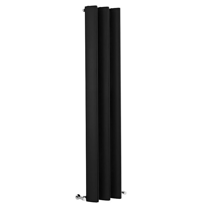 Hudson Reed Templar Designer Radiator 1800 x 385mm - Black - HTE001 Large Image