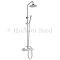 Hudson Reed Thermostatic Bar Valve with Pro I Telescopic Shower Kit - Chrome Large Image