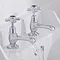 Hudson Reed Topaz Black Basin Taps - Chrome - BC401HX  Feature Large Image