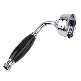 Hudson Reed Topaz Black Large Traditional Shower Handset - A4150G Medium Image
