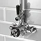 Hudson Reed Topaz Black Twin Exposed Thermostatic Shower Valve - BTSVT101  Profile Large Image