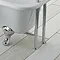 Hudson Reed Topaz Bath Shower Mixer with Extended Leg Set - Chrome  Standard Large Image