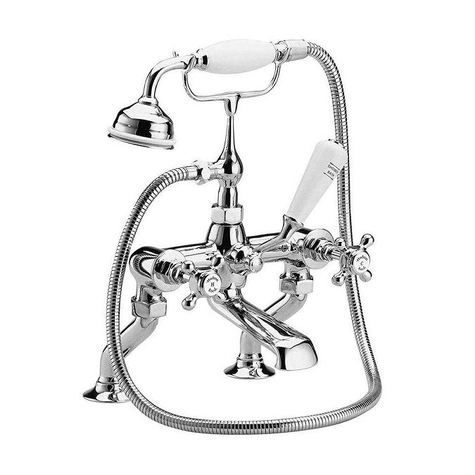 Hudson Reed Topaz Freestanding Bath Shower Mixer - Chrome  Profile Large Image