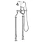 Hudson Reed Topaz Freestanding Bath Shower Mixer - Chrome Large Image