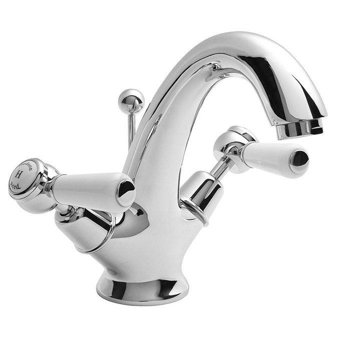 Hudson Reed Topaz Lever Mono Basin Mixer Tap + Pop Up Waste Large Image