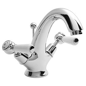 Hudson Reed Topaz Lever Mono Basin Mixer Tap + Pop Up Waste Large Image