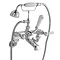 Hudson Reed Topaz Lever Wall Mounted Bath Shower Mixer + Shower Kit Large Image