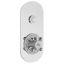 Hudson Reed Topaz Traditional One Outlet Push-Button Shower Valve - CPB5310 Medium Image