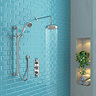 Hudson Reed Topaz Triple Concealed Thermostatic Shower Valve - TSVT003  Profile Large Image