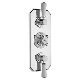 Hudson Reed Topaz Triple Concealed Thermostatic Shower Valve - TSVT003 Large Image