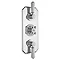 Hudson Reed Topaz Triple Concealed Thermostatic Shower Valve - TSVT003 Large Image