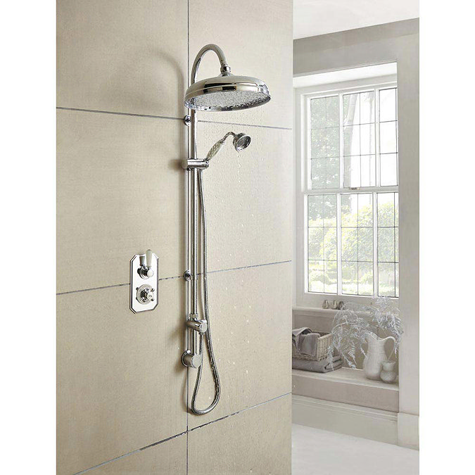 Hudson Reed Topaz Twin Concealed Thermostatic Shower Valve - TSVT002  Profile Large Image