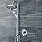 Hudson Reed Topaz White Dual Concealed Thermostatic Shower Valve Chrome - TSVT006  Feature Large Image