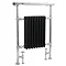 Hudson Reed Traditional Marquis Heated Towel Rail - Black - HT702 Large Image