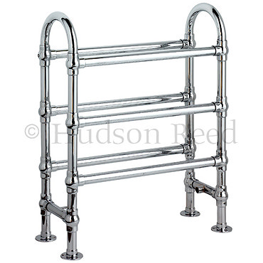 Hudson Reed Traditional Senator Floor Mounted Radiator - Chrome - HT308 Profile Large Image