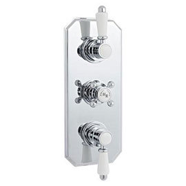 Hudson Reed Traditional Triple Concealed Thermostatic Shower Valve - A3035 Medium Image