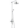 Hudson Reed Triple Exposed Thermostatic Shower Valve w/ Luxury Rigid Riser Kit Large Image