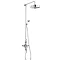 Hudson Reed Triple Exposed Thermostatic Shower Valve w/ Luxury Rigid Riser Kit Large Image