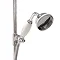 Hudson Reed Twin Shower Valve with Victorian Grand Rigid Riser Kit - Chrome Standard Large Image