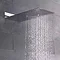 Hudson Reed Ultra Thin Fixed Shower Head - Chrome - HEAD47 Profile Large Image