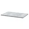 Hudson Reed Urban 600mm Satin White Vanity Unit - Wall Hung 2 Drawer Unit with Grey Worktop Standar