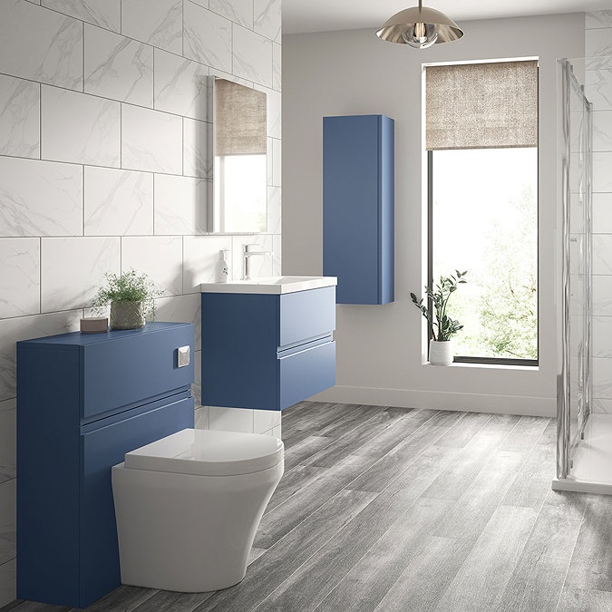 Hudson Reed Urban Satin Blue 600mm WC Unit - URB341 Profile Large Image