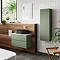 Hudson Reed Urban Satin Green Wall Hung Tall Unit - URB862 Profile Large Image